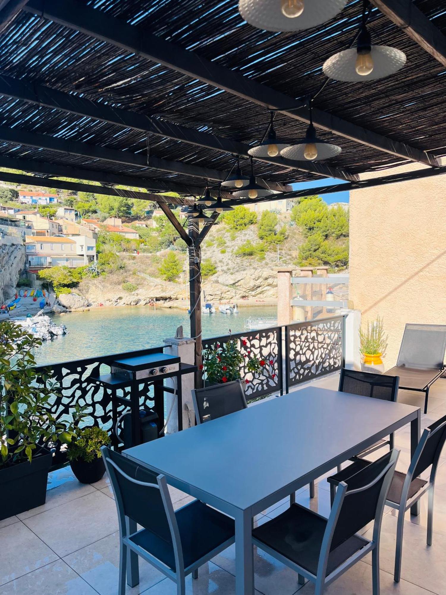 Cabanon Vue Mer L Ilette Niolon Cote Bleue Le Rove Εξωτερικό φωτογραφία