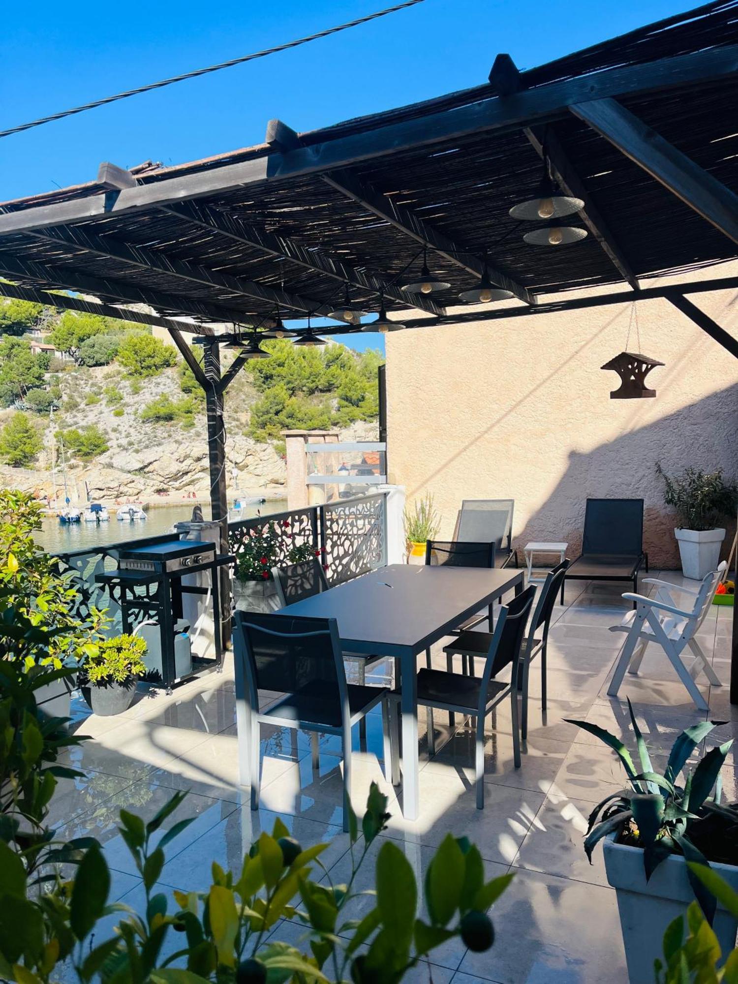 Cabanon Vue Mer L Ilette Niolon Cote Bleue Le Rove Εξωτερικό φωτογραφία